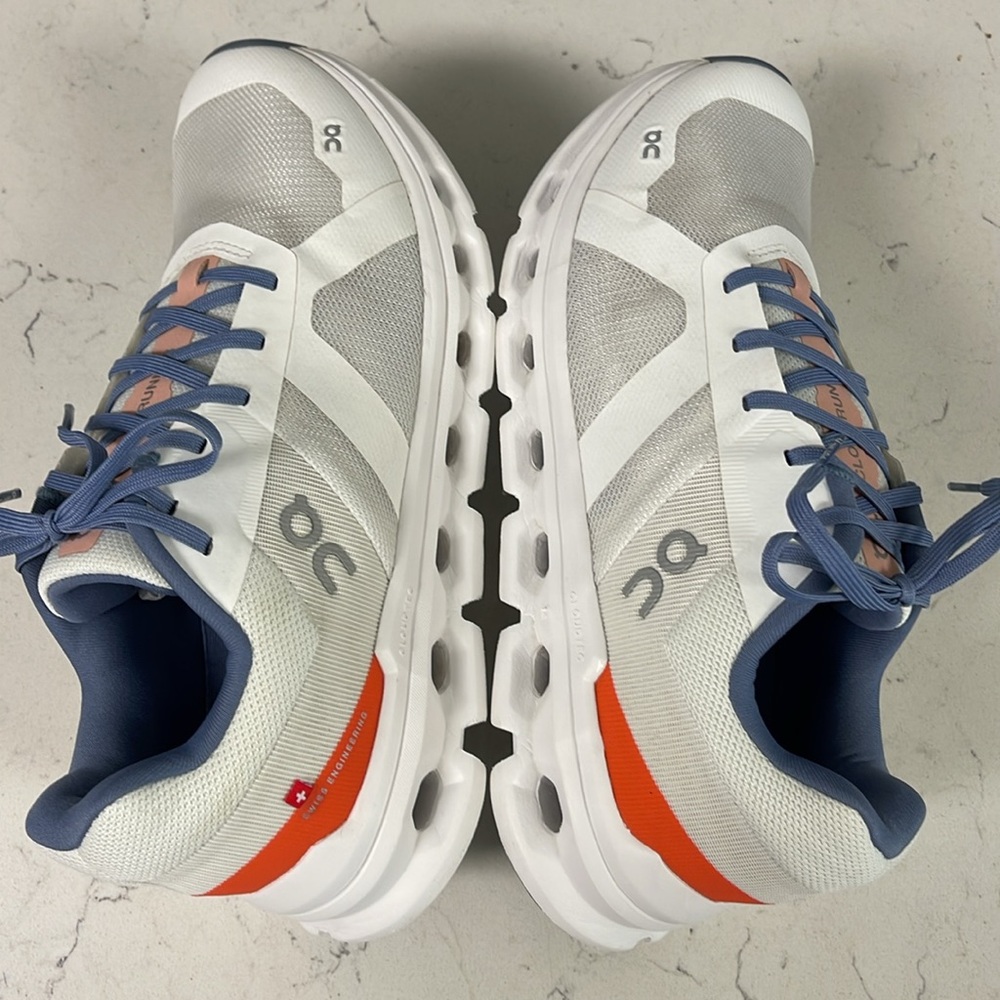 ON WOMEN'S CLOUDRUNNER Undyed-White | Flame Athletic Sneakers Size 9 - Picture 9 of 17